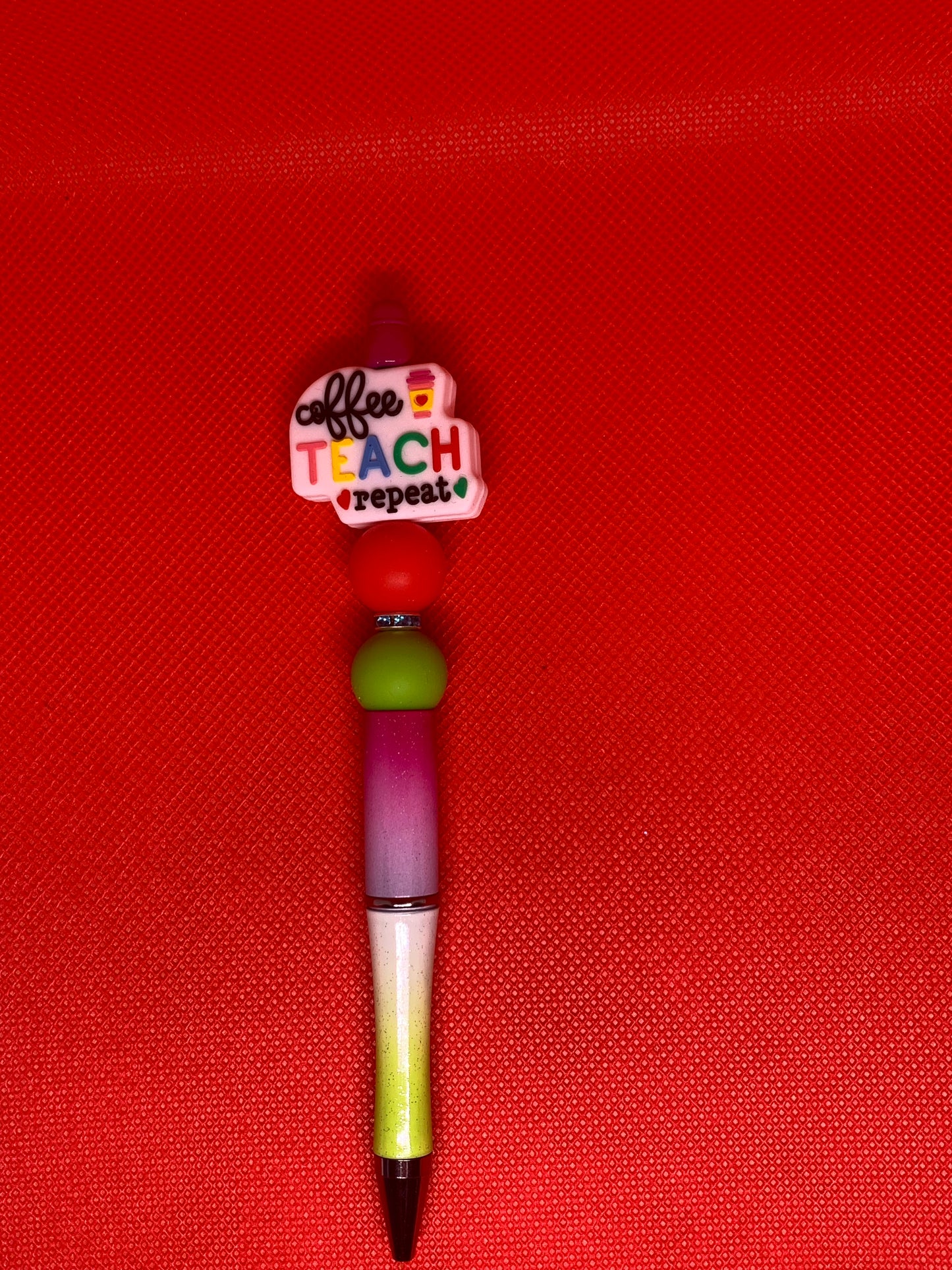 Beaded teacher pens