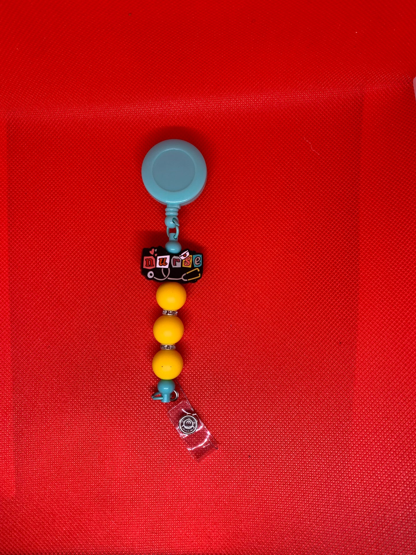 Beaded badge reels