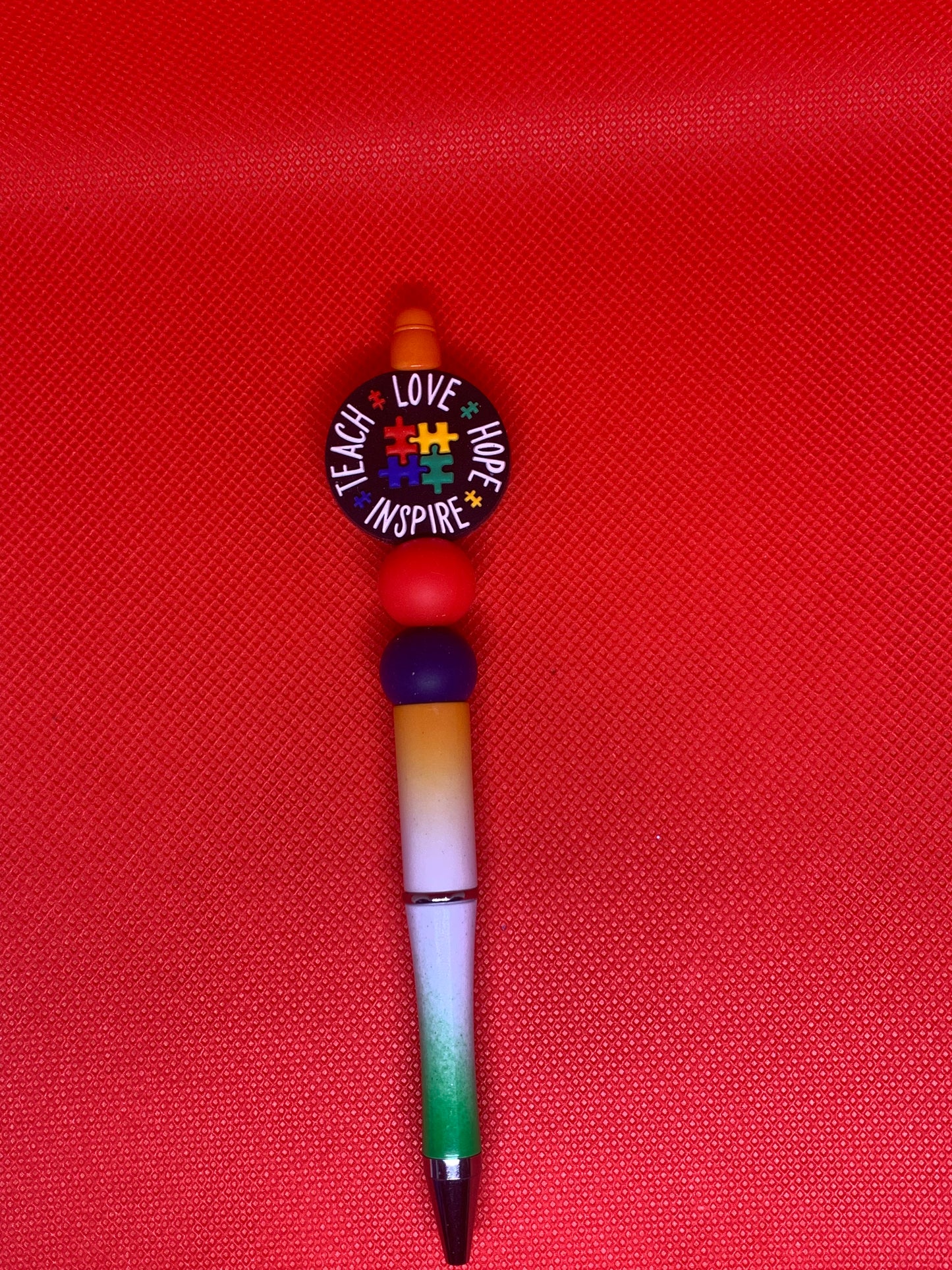 Beaded teacher pens