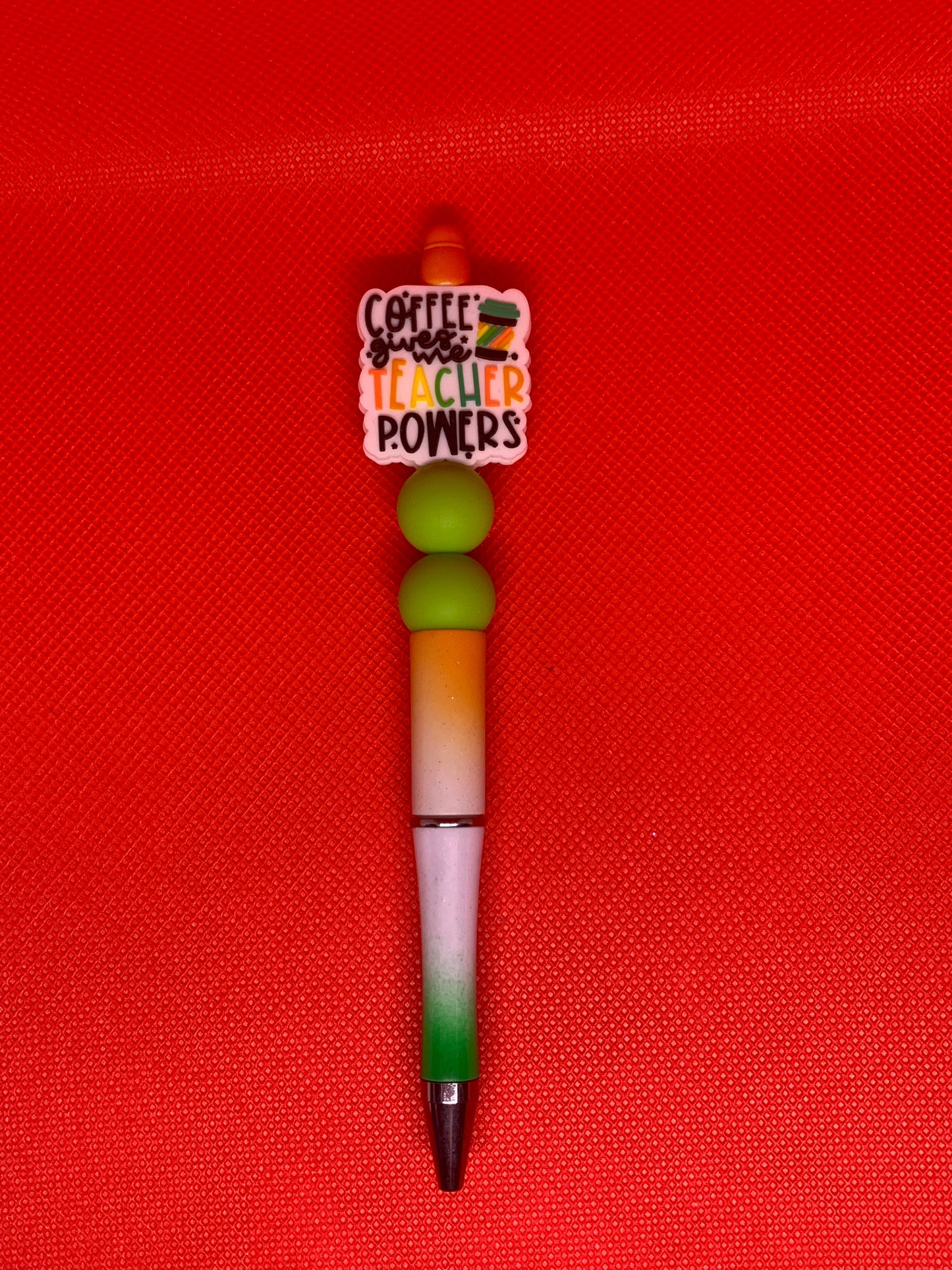 Beaded teacher pens