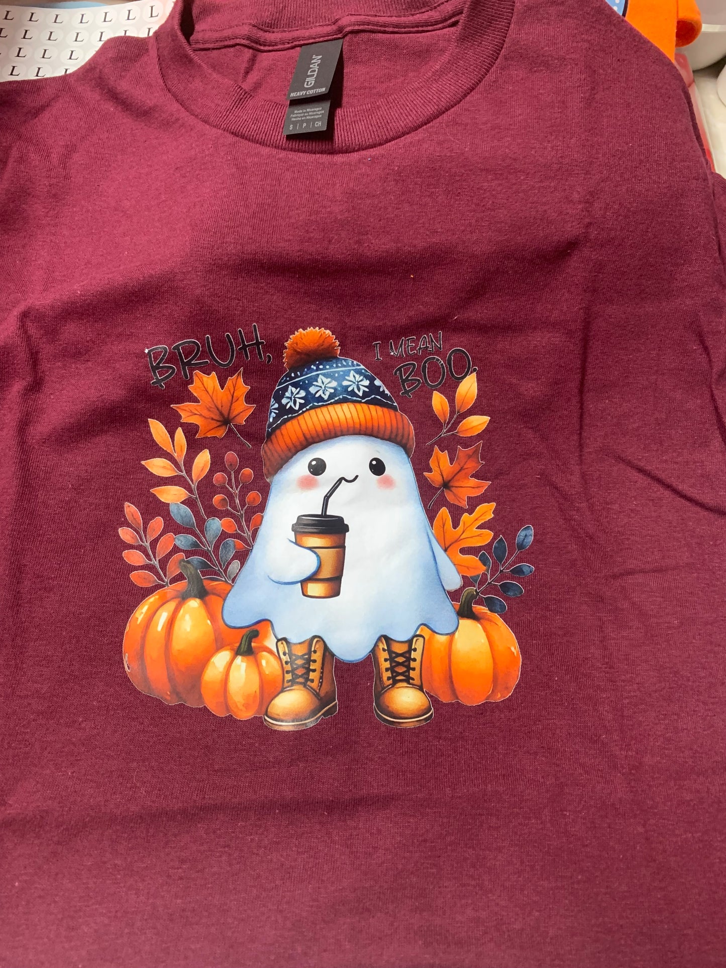 Bruh I mean boo tshirt