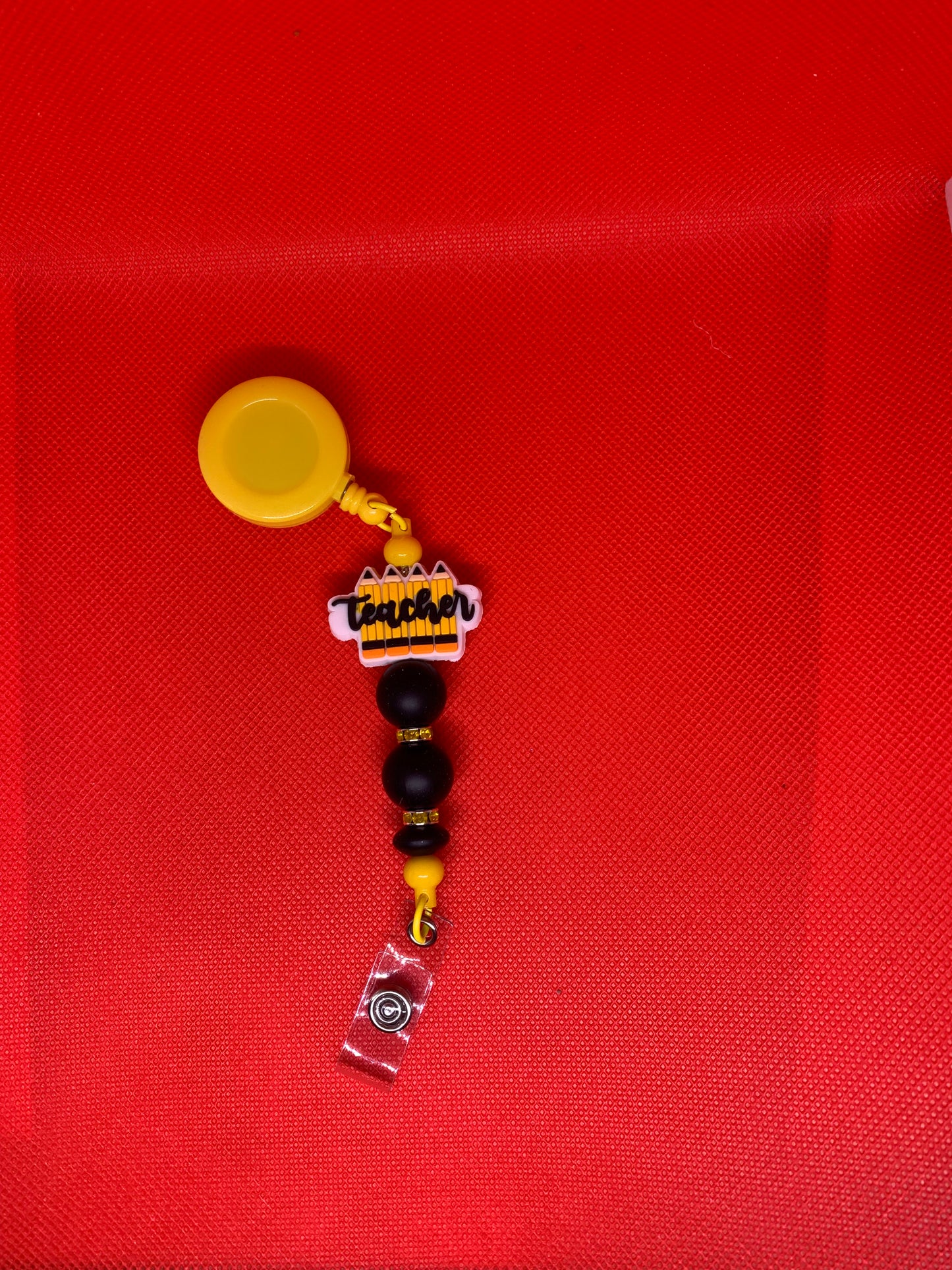 Beaded badge reels