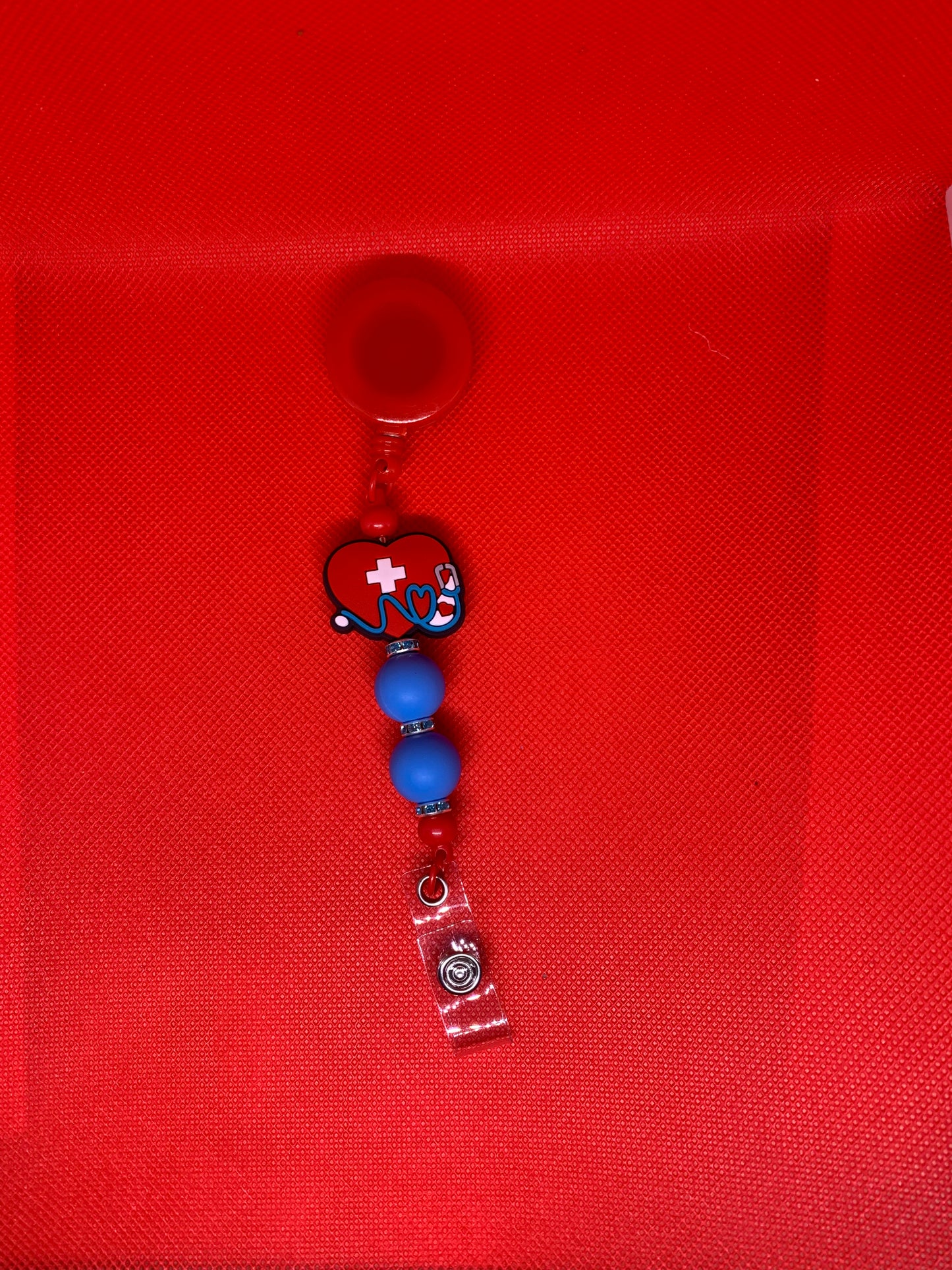 Beaded badge reels