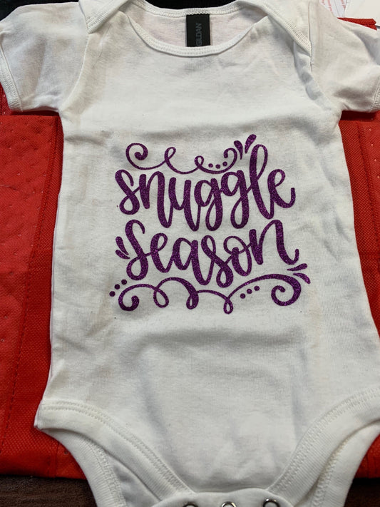 Snuggle season baby onesies