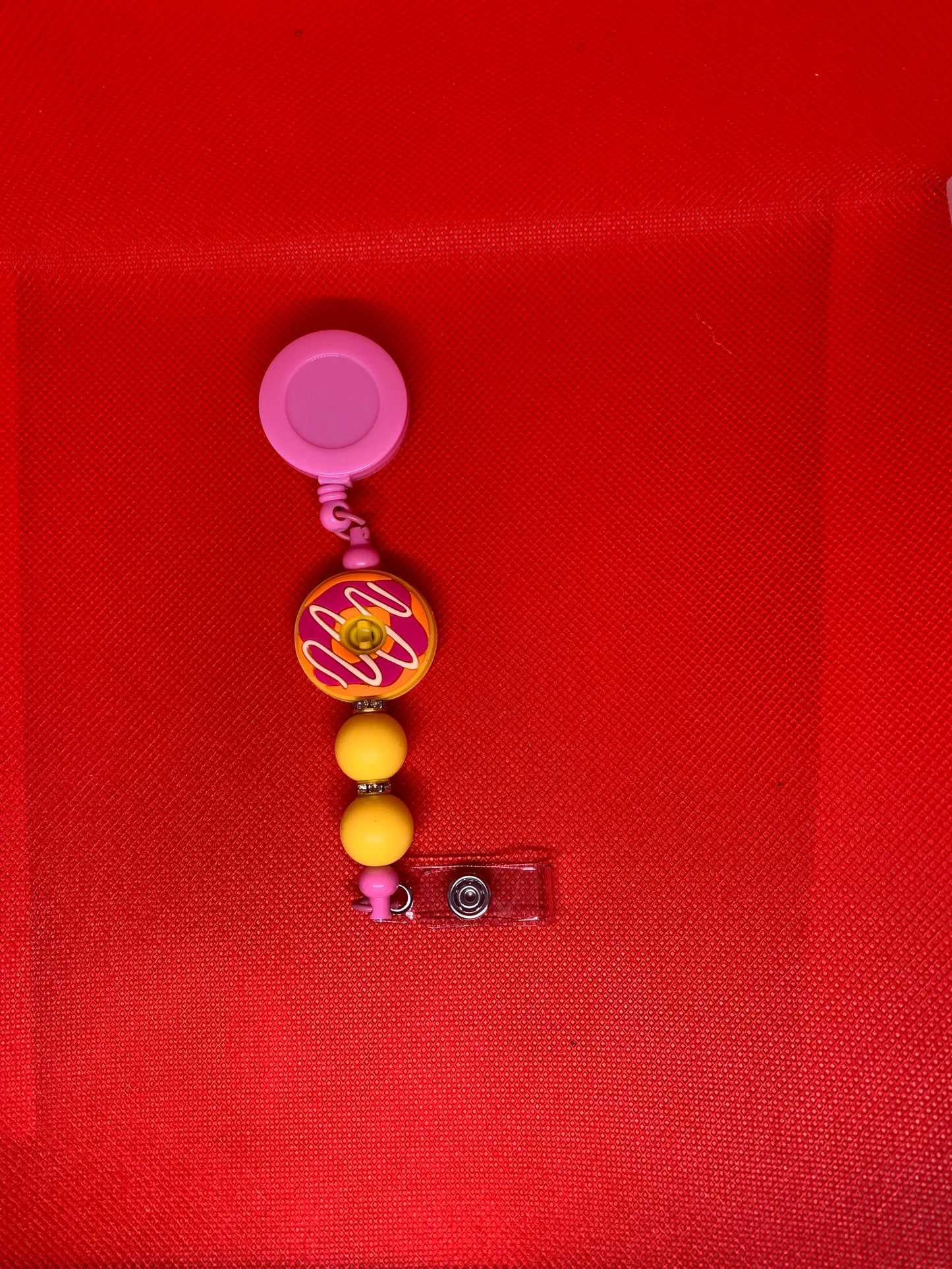 Beaded badge reels