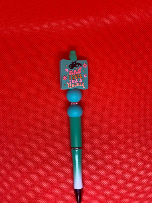 Beaded teacher pens