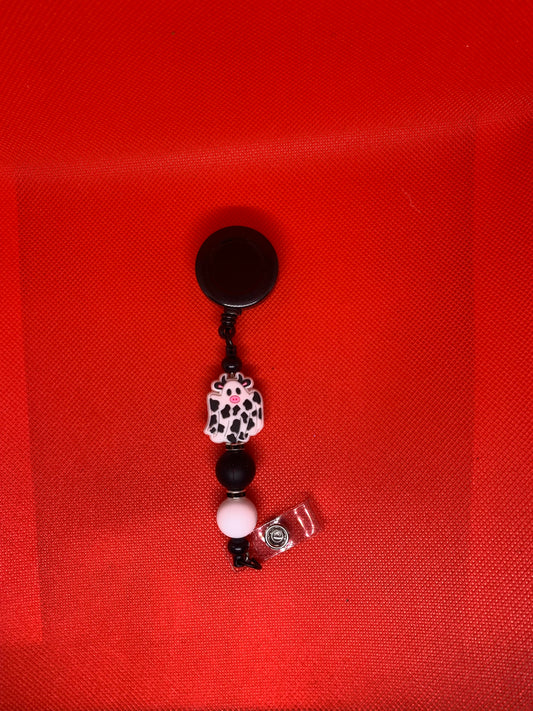 Beaded badge reels